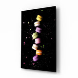 Macarons Glass Wall Art.