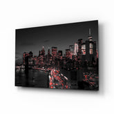 Gotham City Glass Wall Art.