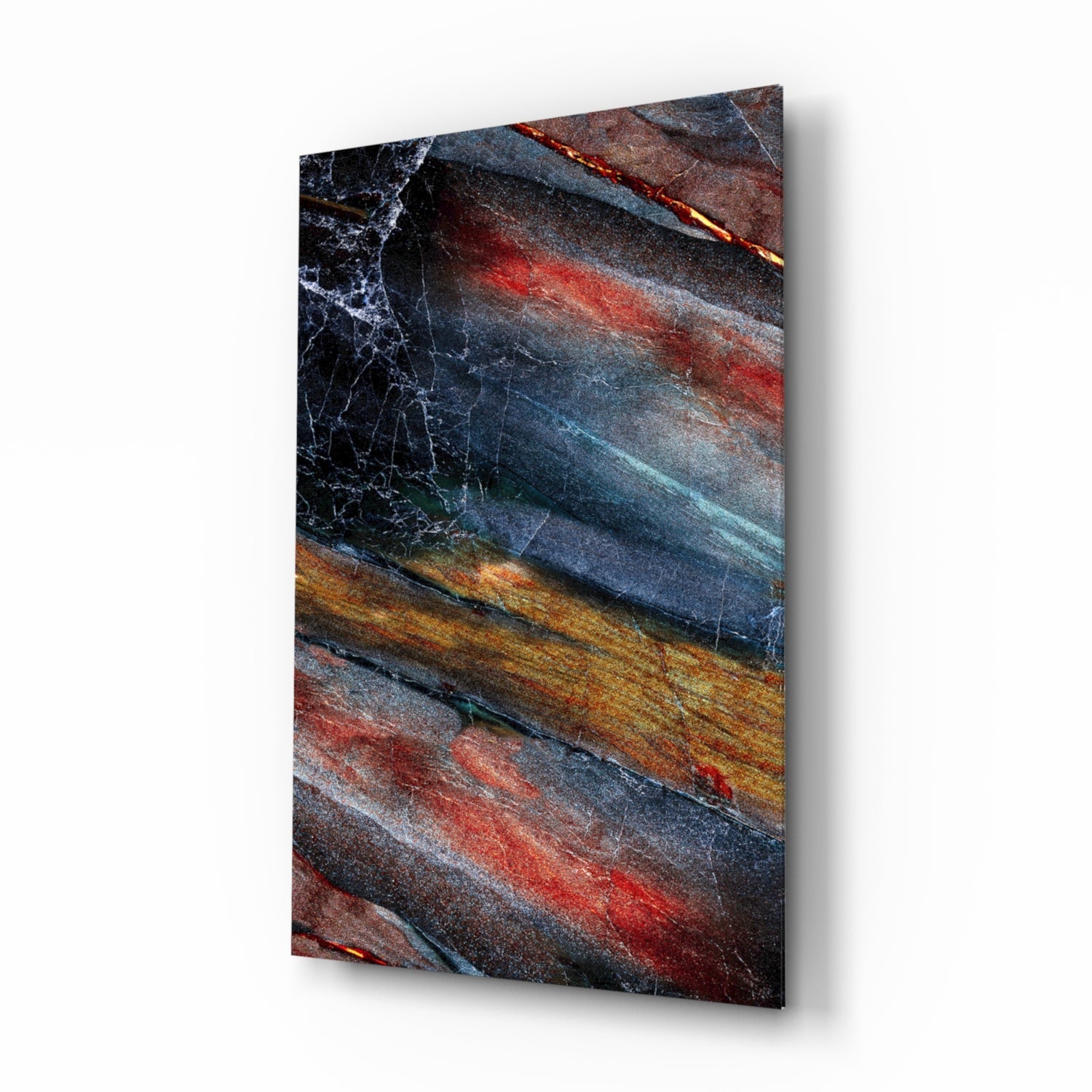 Abstract Glass Wall Art.