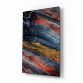 Abstract Glass Wall Art.
