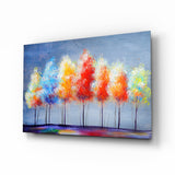 Drawing Trees Glass Wall Art.