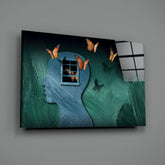 Butterfly Effect Glass Wall Art.