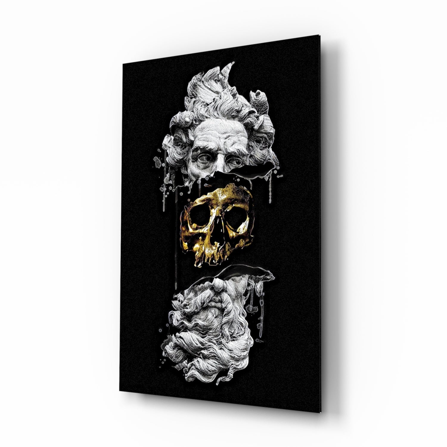 Poseidon Glass Wall Art.