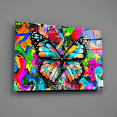 Butterfly Glass Wall Art.