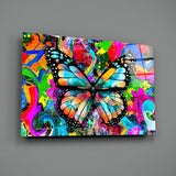 Butterfly Glass Wall Art.
