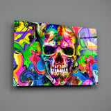 Skull Glass Wall Art.