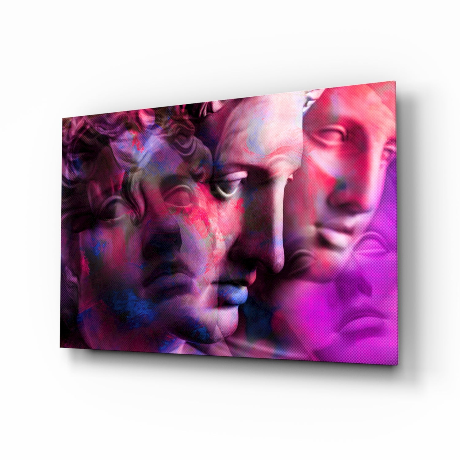 Statues Glass Wall Art.