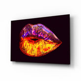 Lip Glass Wall Art.