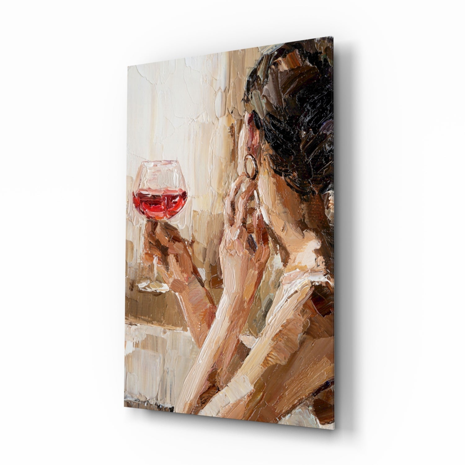 Wine and Women Glass Art.