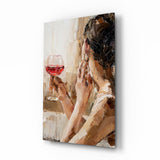 Wine and Women Glass Art.