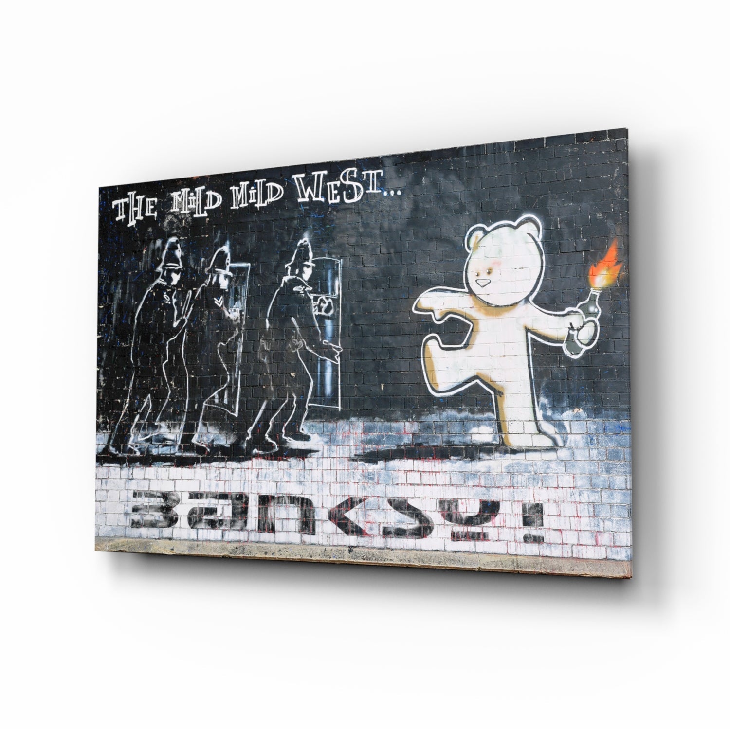 Bear's Resistance Glass Art.