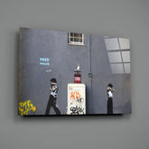 Waiting for Explosion Glass Art.