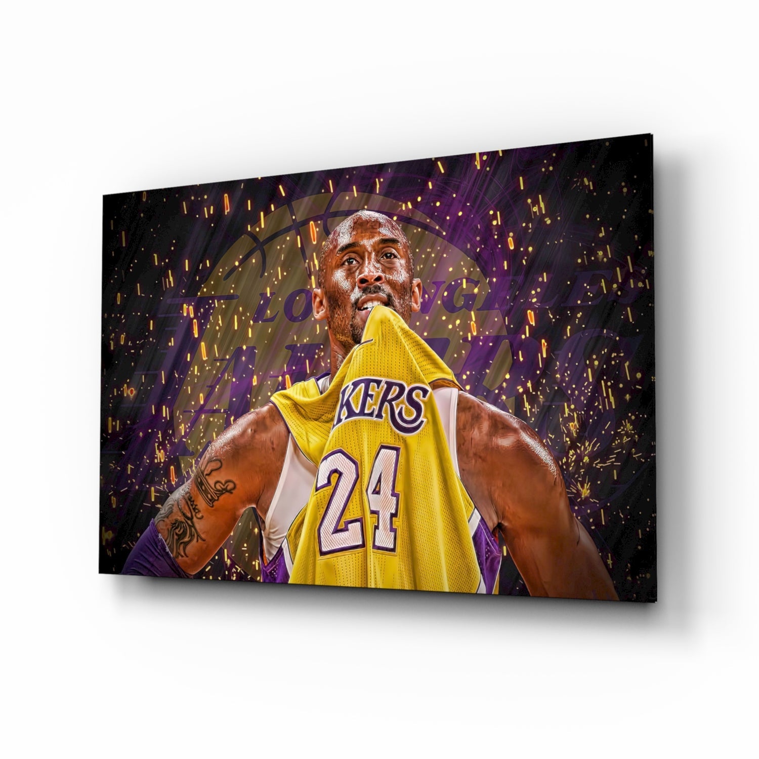 Kobe Bryant Glass Art.