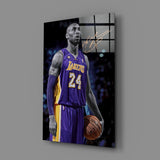 Kobe Bryant Glass Art.