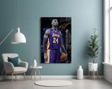 Kobe Bryant Glass Art.