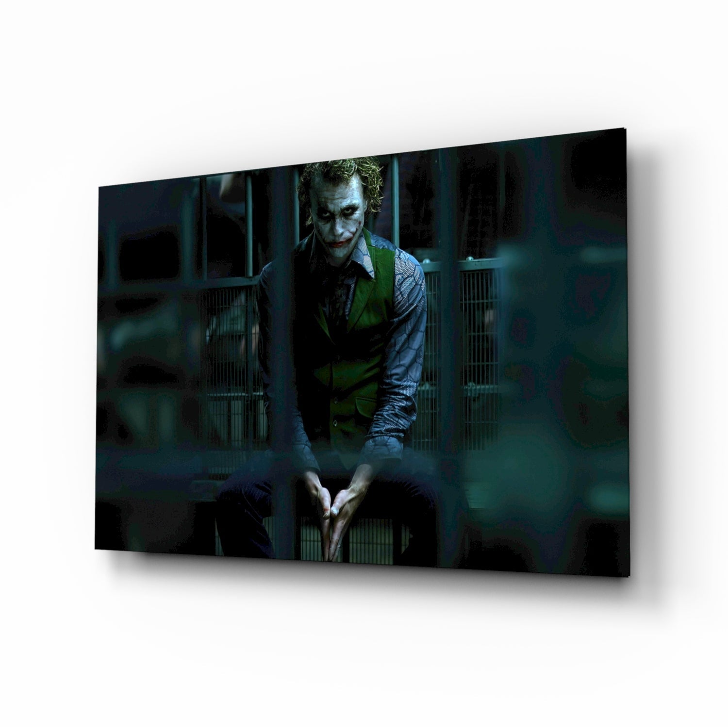 Joker Jail Glass Art.