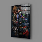 Batman Universe Glass Art.