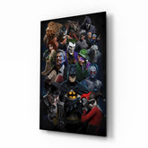 Batman Universe Glass Art.