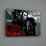 Joker Glass Art.