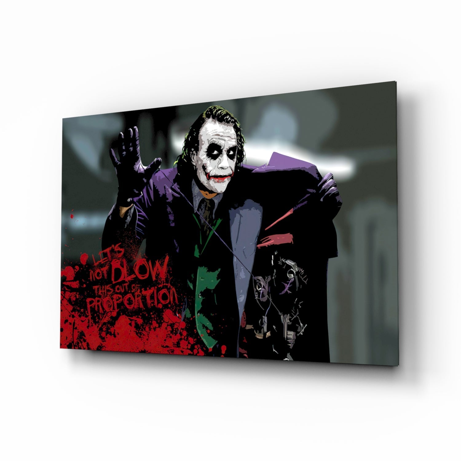 Joker Glass Art.