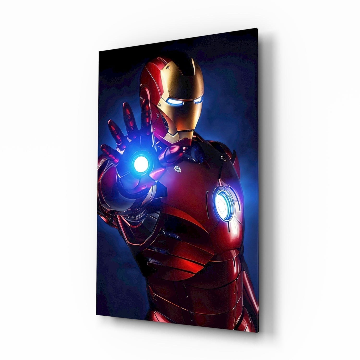 Iron Man Glass Art.