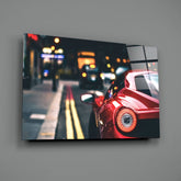 Ferrari’s Red Glass Wall Art.