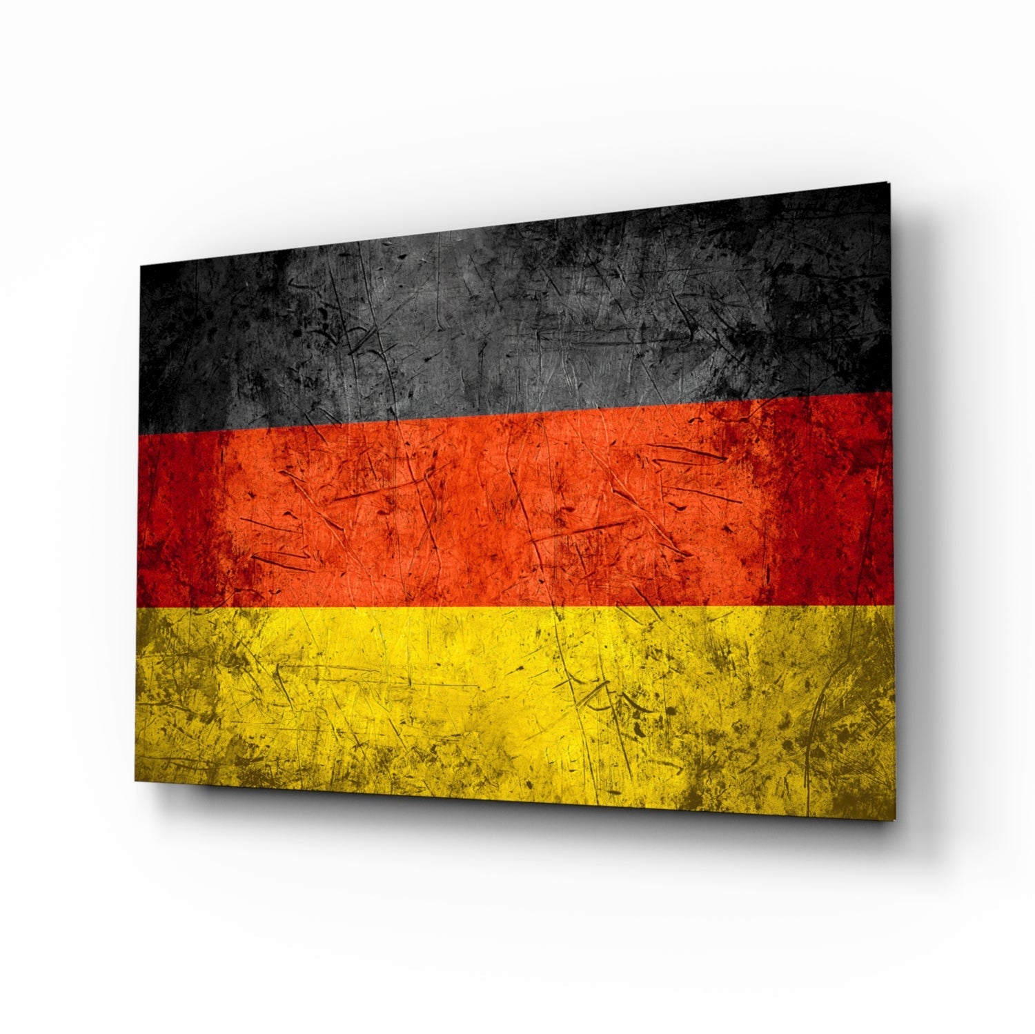 Flag of Germany Glass Wall Art.