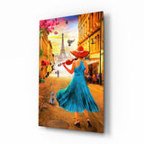 Eiffel and Music Glass Wall Art.