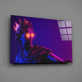 Cool Statue Glass Wall Art.