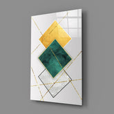 Squares Glass Wall Art.