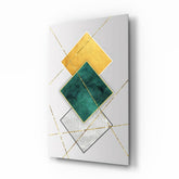Squares Glass Wall Art.