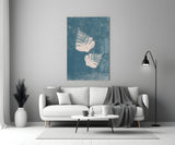 Falling Leaves Glass Wall Art.