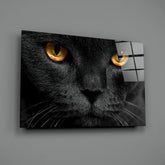Cat Glass Wall Art.