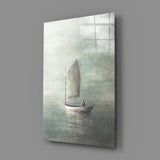 Loneliness Glass Wall Art.