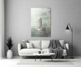 Loneliness Glass Wall Art.