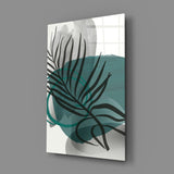 Autumn Green Glass Wall Art.