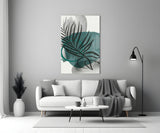 Autumn Green Glass Wall Art.