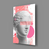 Statue Glass Wall Art.