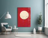 Fly from the Moon Glass Wall Art.