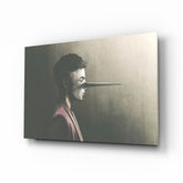 Liar Glass Wall Art.