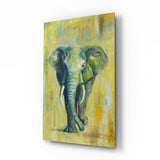 Elephant Glass Wall Art.
