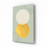 Sun and Moon Glass Wall Art.