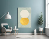 Sun and Moon Glass Wall Art.