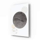 Black Moon Glass Wall Art.