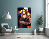 Queen Mona Lisa Glass Wall Art.