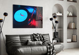 Gramophone Glass Wall Art.