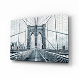 Brooklyn Bridge Glass Wall Art.