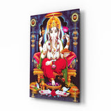 Ganesha Glass Wall Art.