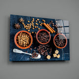 Spices Glass Wall Art.