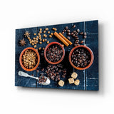 Spices Glass Wall Art.